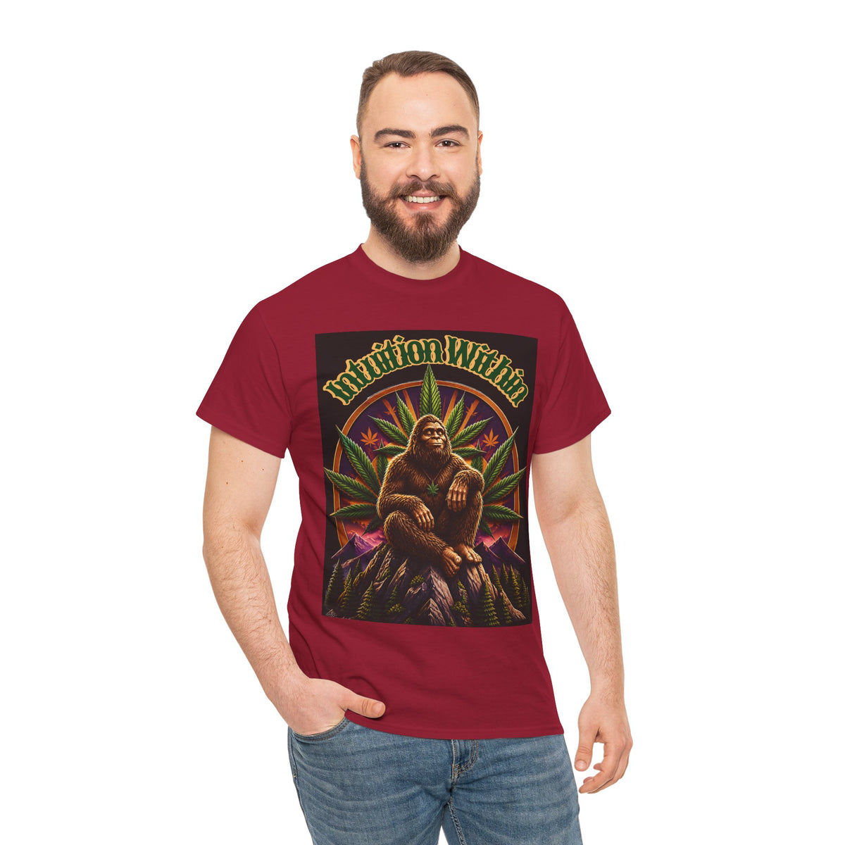 Retro Bigfoot Nature Graphic Tee