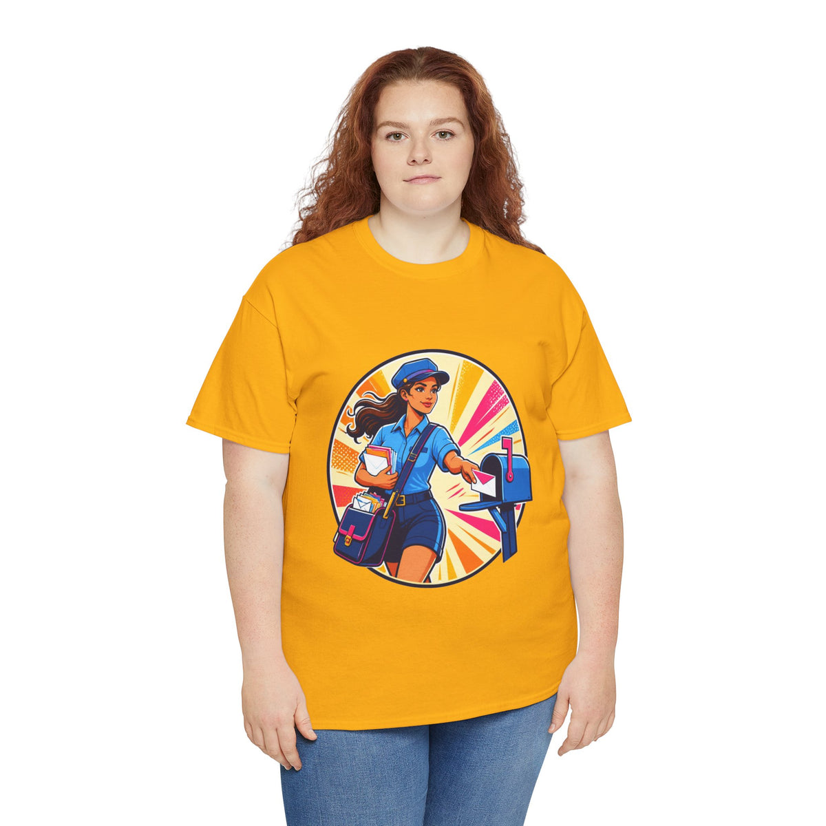Female Mail Carrier Retro Tribute Tee