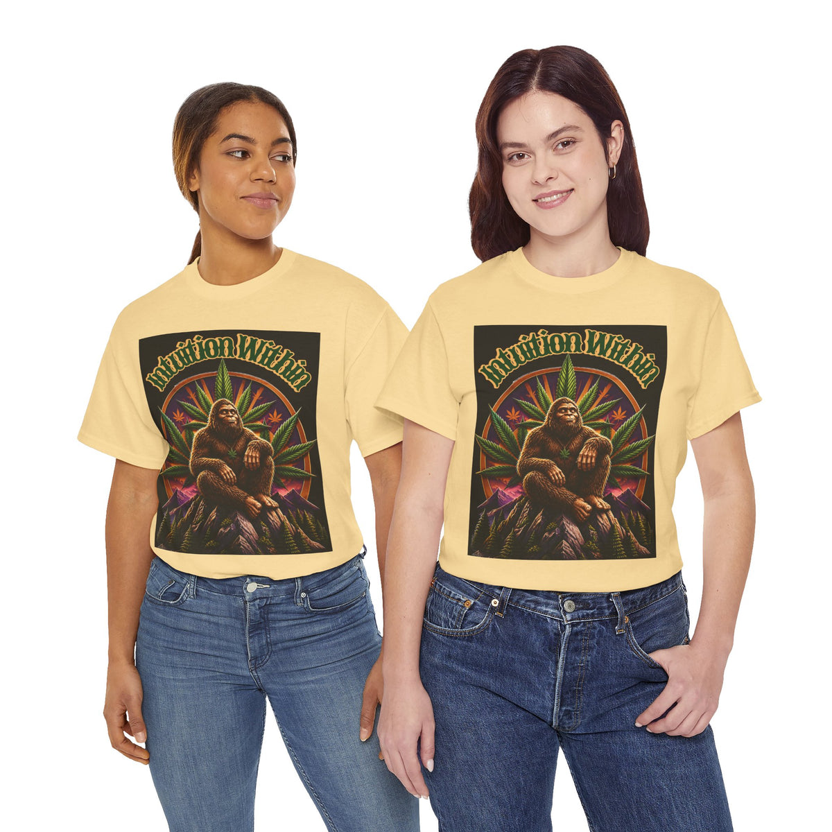 Retro Bigfoot Nature Graphic Tee