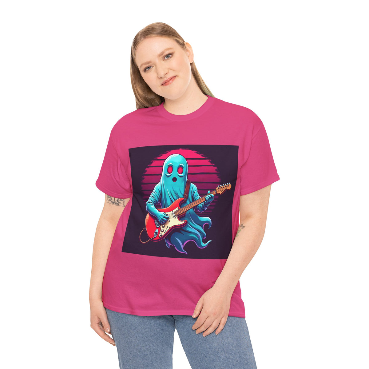 Ghost Guitarist Graphic Tee