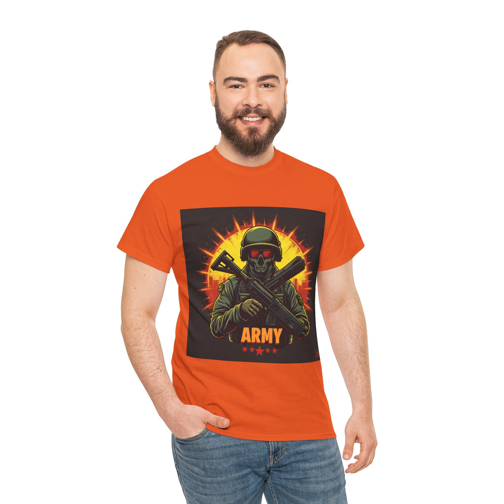 Army Skull Graphic T-Shirt