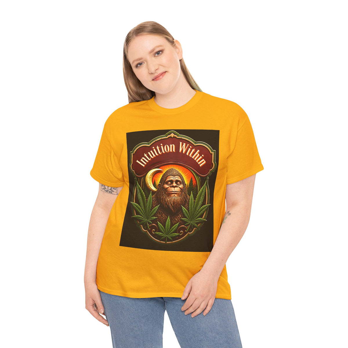 Bigfoot Crescent Moon Graphic Tee