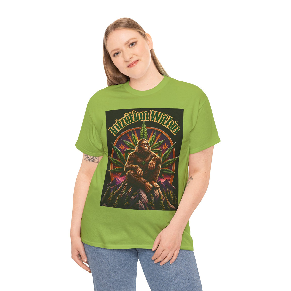 Retro Bigfoot Nature Graphic Tee