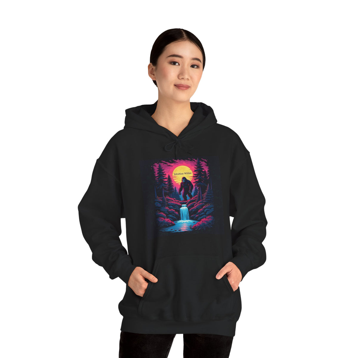 Neon Bigfoot Hoodie | Intuition Within