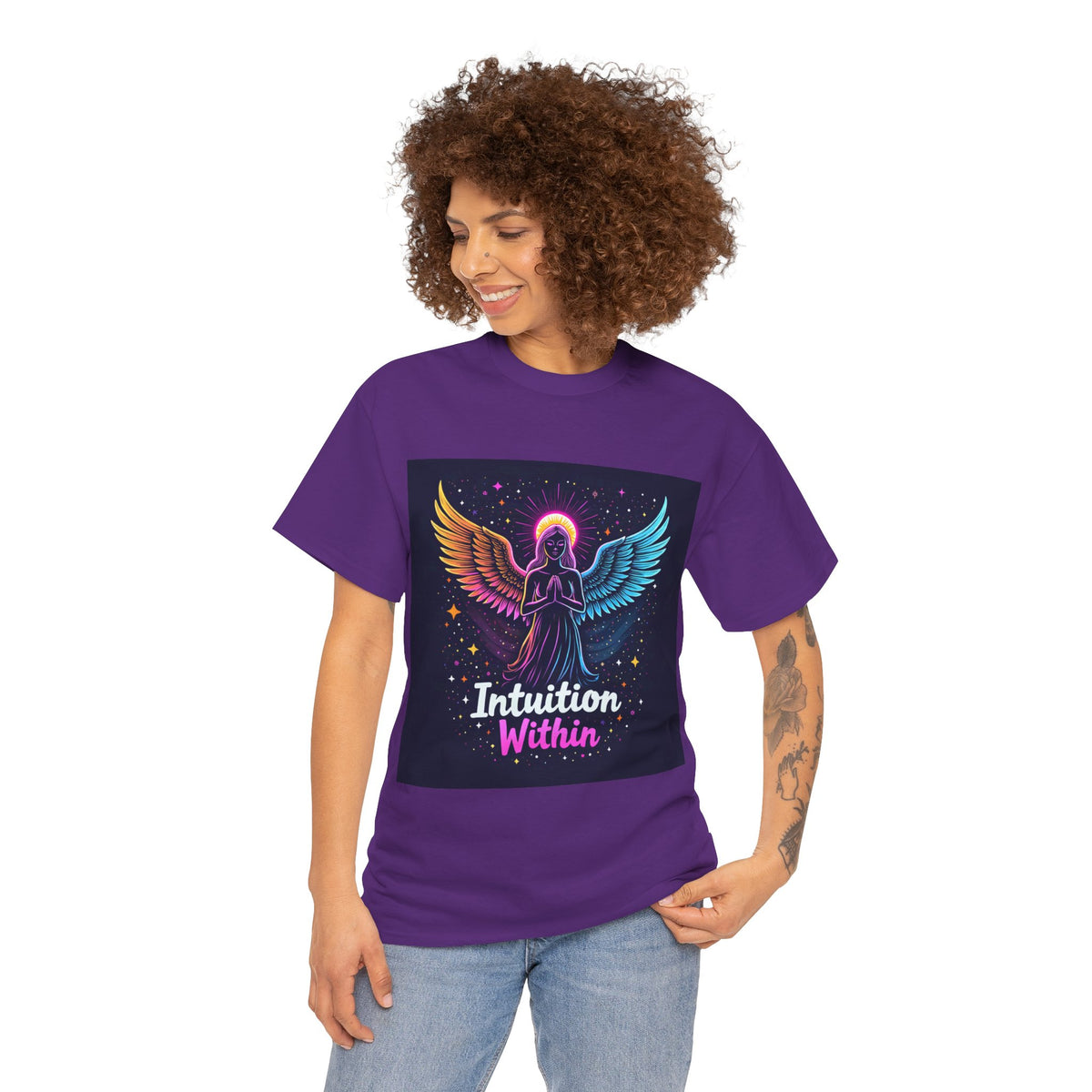 Rainbow Angel Graphic Tee