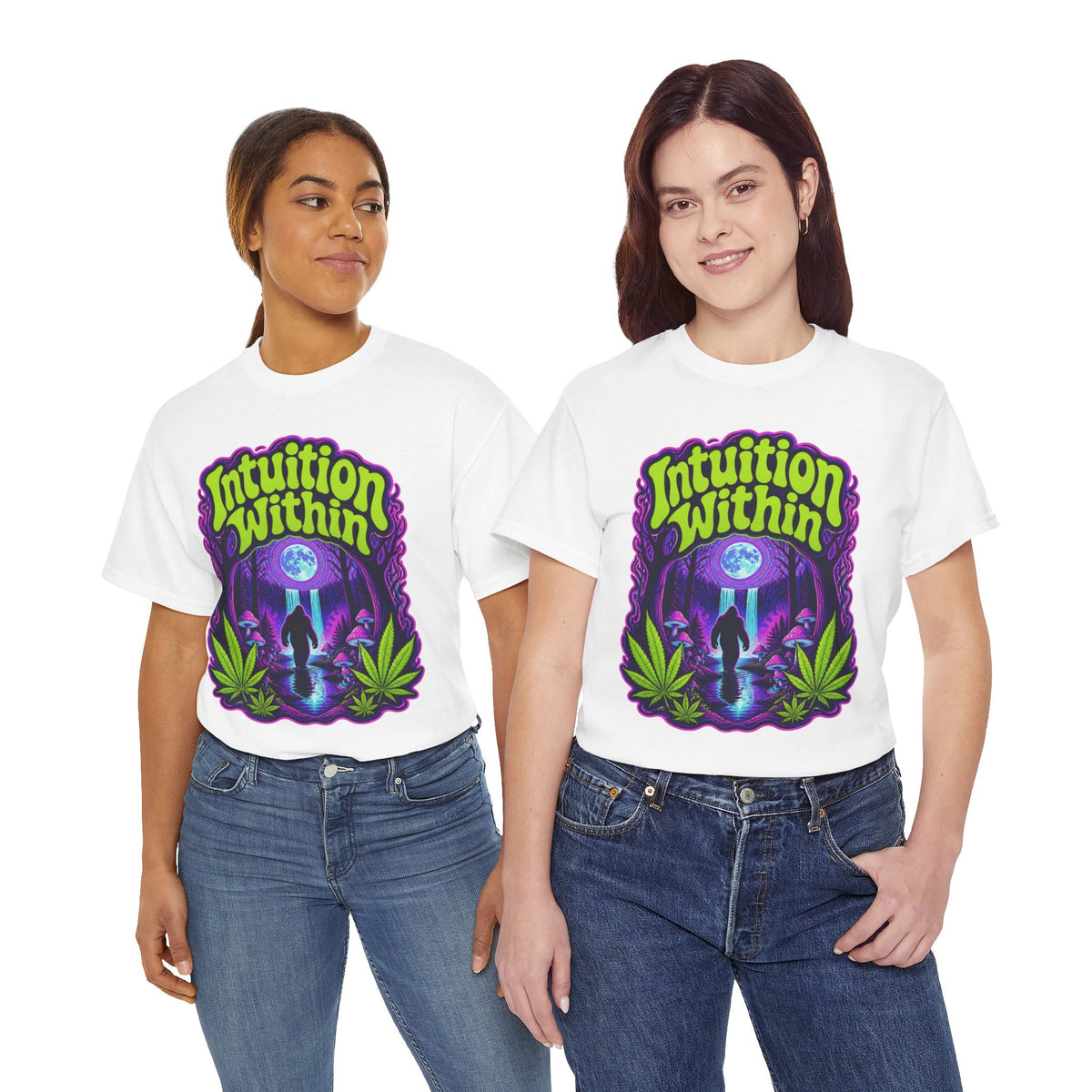 Psychedelic Bigfoot Graphic Tee