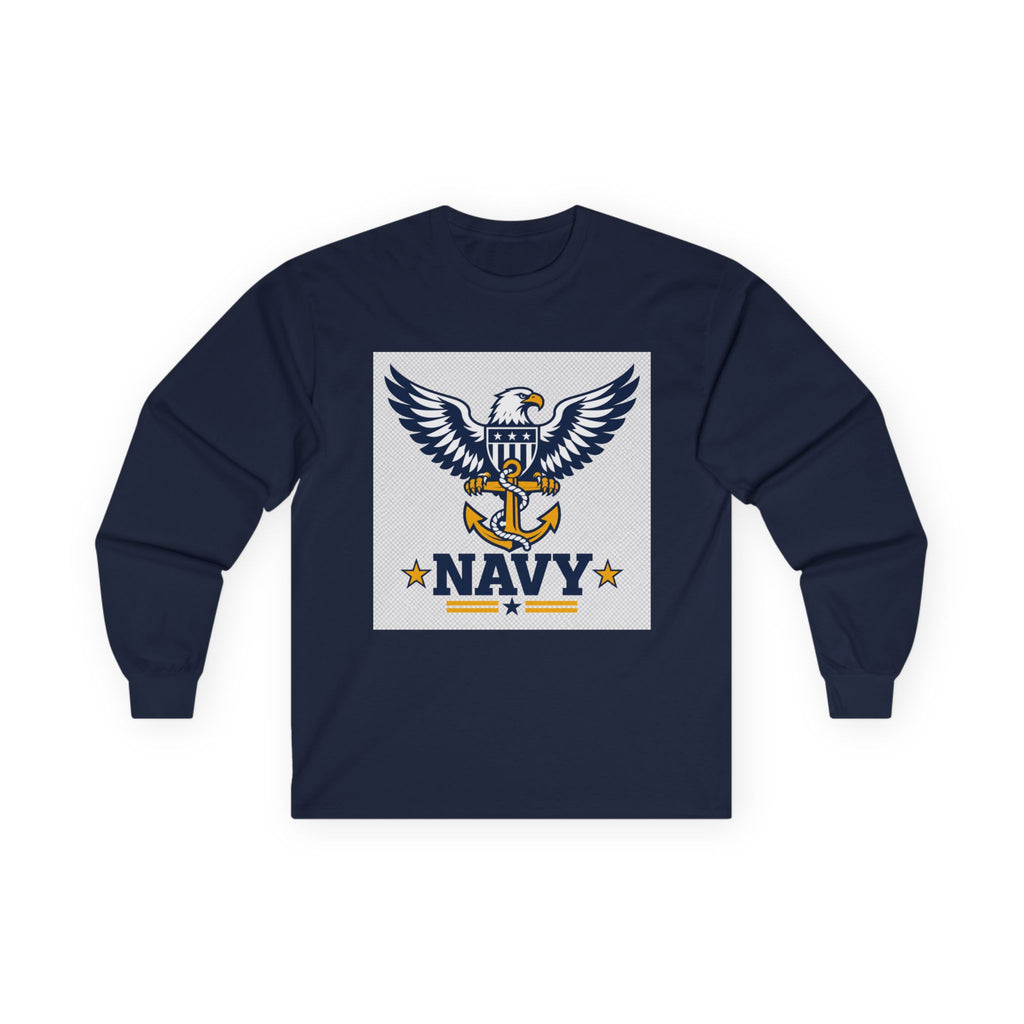 Navy Tribute Long Sleeve Tee