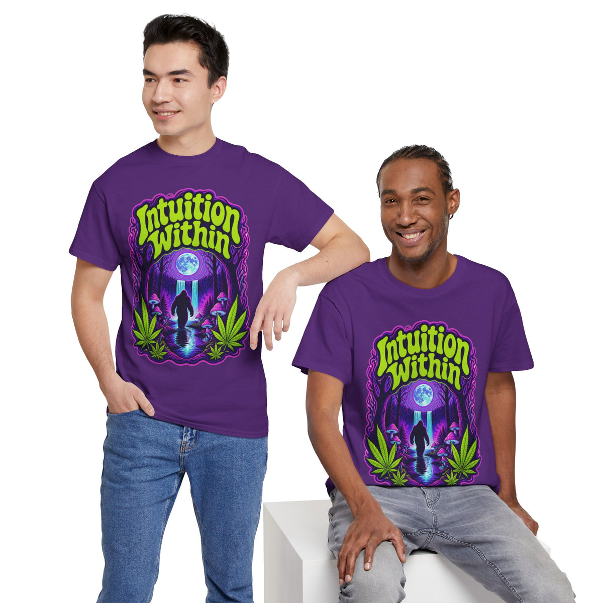 Psychedelic Bigfoot Graphic Tee