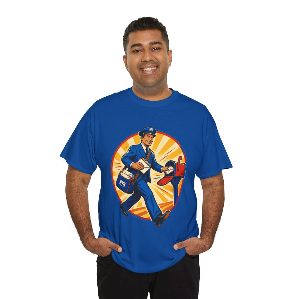 Male Mail Carrier Retro Tribute Tee
