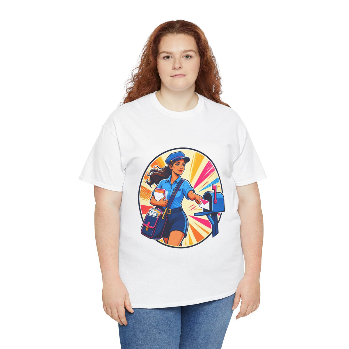 Female Mail Carrier Retro Tribute Tee