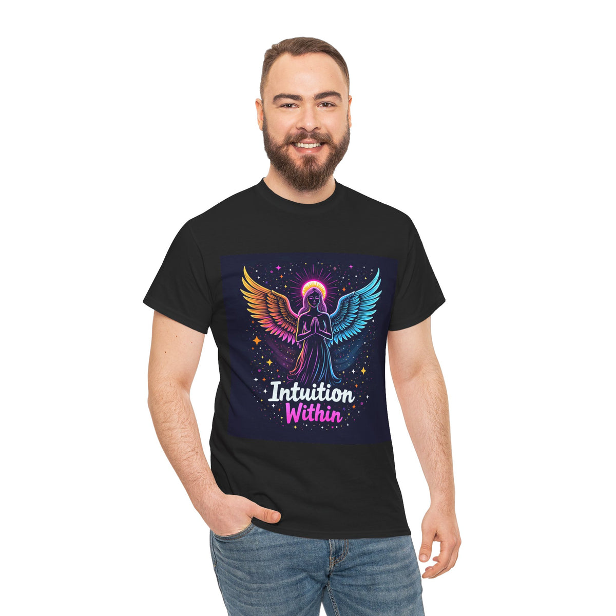 Rainbow Angel Graphic Tee